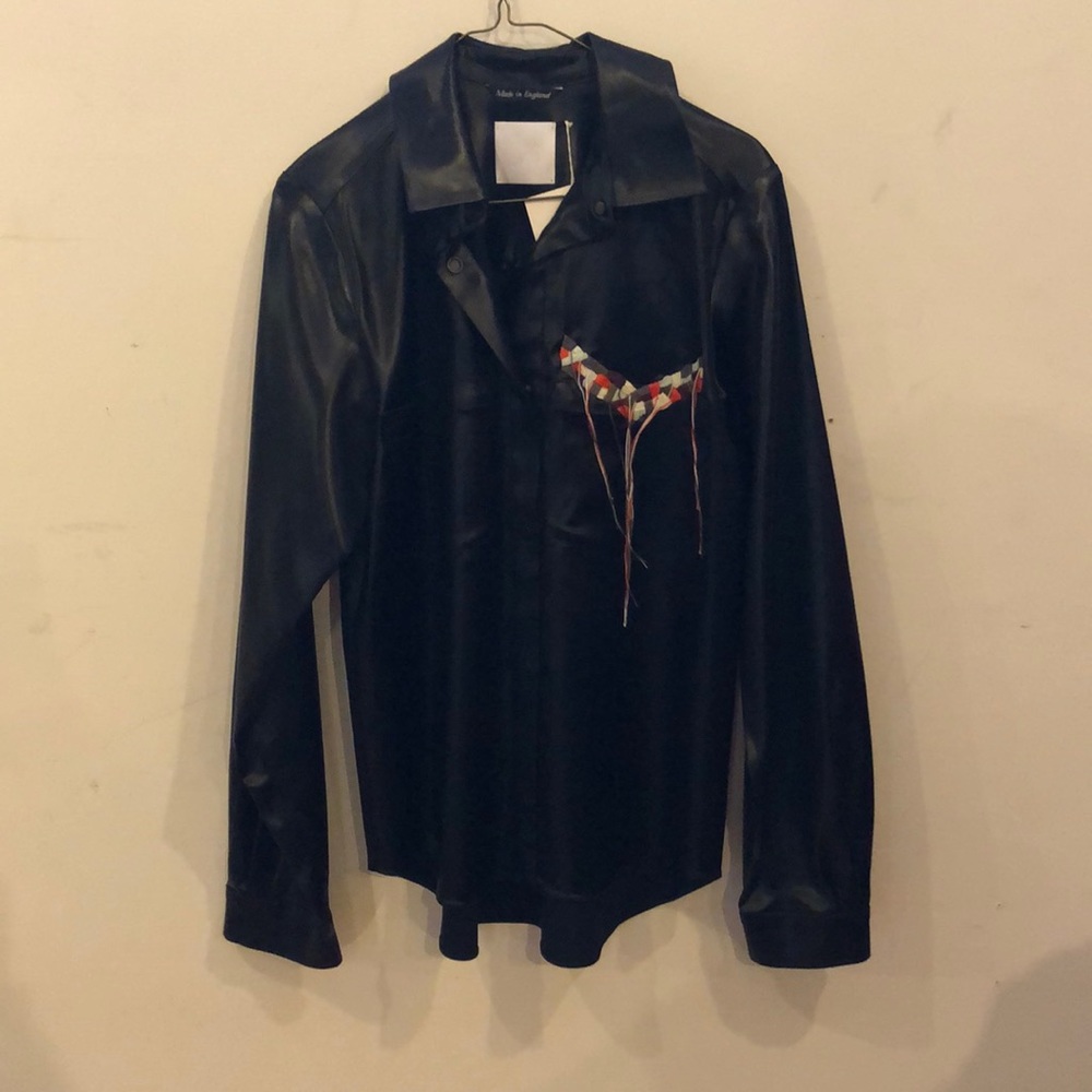 Danielle Romero’s waterproof button down jacket.